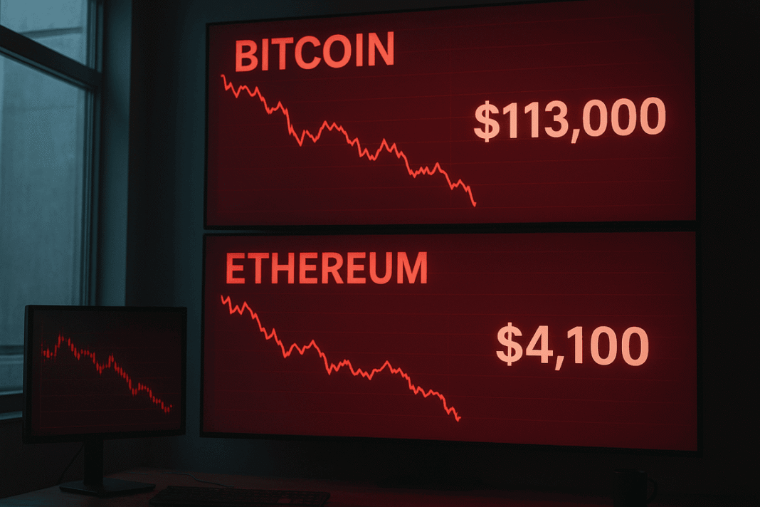 Crypto markets show bearish sentiment