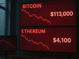 Crypto markets show bearish sentiment