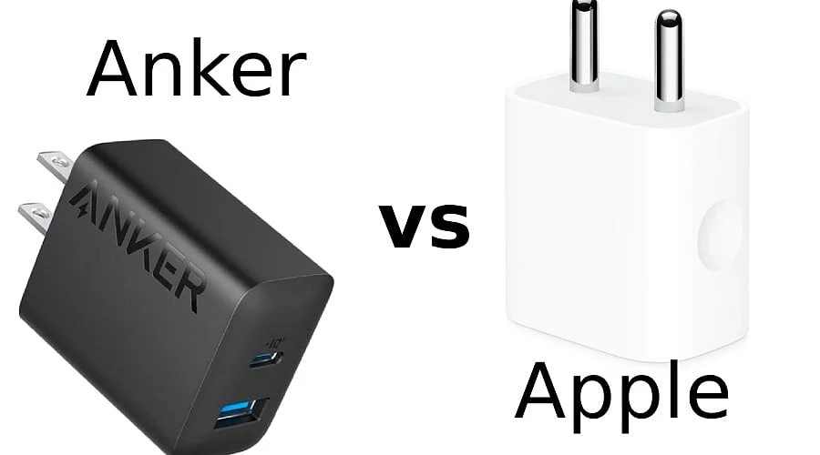 Anker vs Apple 20W Charger: Price, Speed, Size Compared