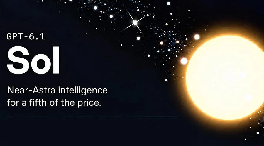 OpenAI Launches GPT-6.1 Sol with Astra-Level Speed at 80% Less Cost