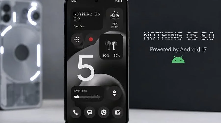 Nothing OS 5.0 Update Released with New Features and Compatible Devices