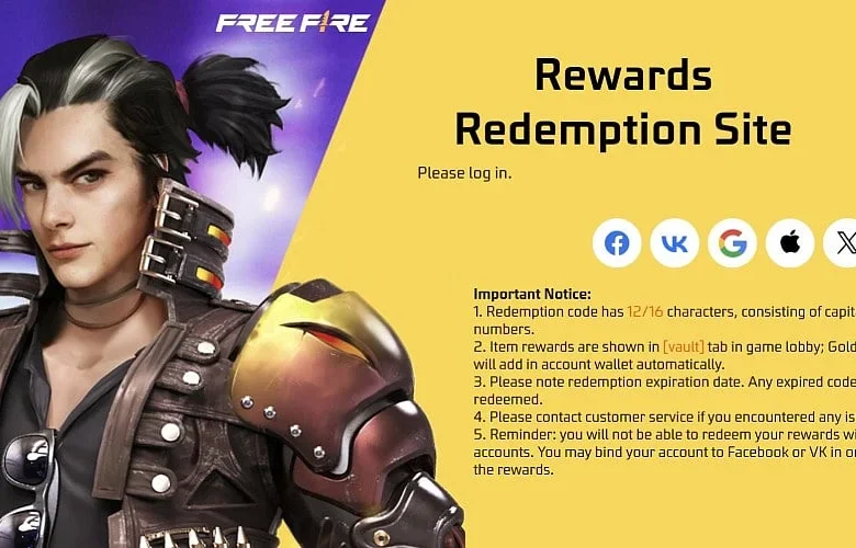 October 3 Free Fire MAX Redeem Codes for Free Rewards