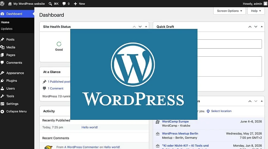 WordPress Content Management System and Website Creation Software